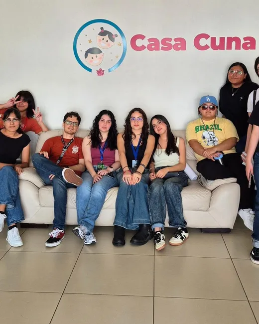 Voluntarios de Bio Gea en la recepción de Casa Cuna
