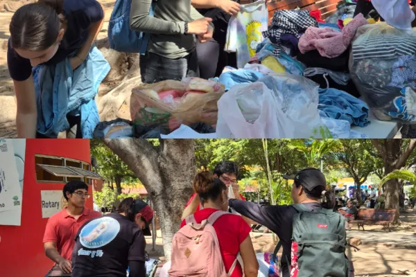 Foto 4 de Comida y ropa en la plazuela Álvaro Obregón