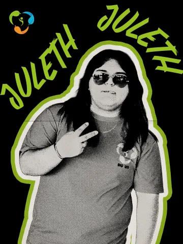 Juleth, voluntario de Bio Gea