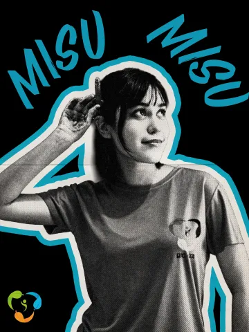 Misu, voluntario de Bio Gea