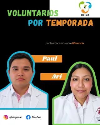 Voluntarios por temporada: Paul y Ari