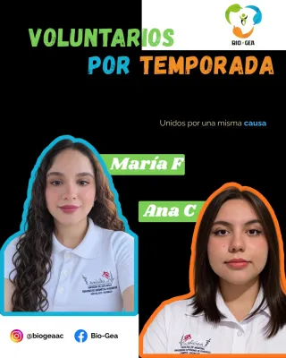 Voluntarios por temporada: María F y Ana C